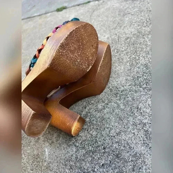 mexican huaraches boho wedges - Picture 5 of 7